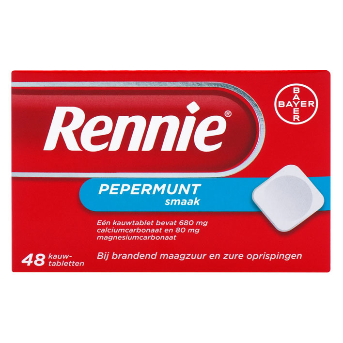 Rennie Pepermunt kauwtabletten