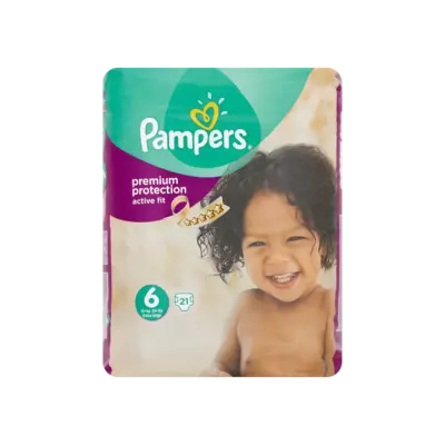 Pampers Active Fit Luiers Maat 6 (Extra Large) 15+ kg 21 Luiers