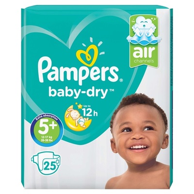 Pampers Baby dry maat 5+