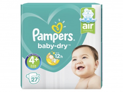 Pampers Baby dry maat 4+