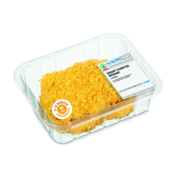Huismerk Gehakt schnitzel krokant pak 2 stuks