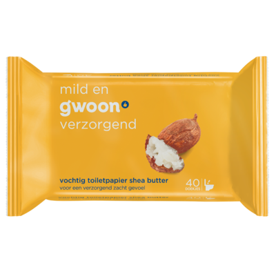 Huismerk Vochtig toiletpapier Shea Butter