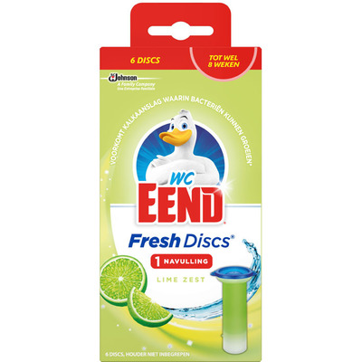 WC Eend Fresh discs lime navulling