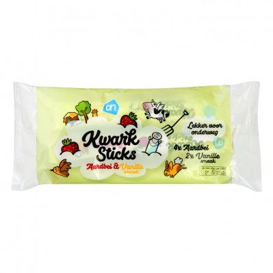 Huismerk Kwarksticks aardbei-vanille