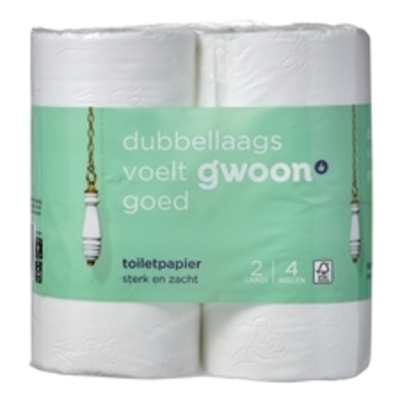 Huismerk toiletpapier 4 rol 2 laags