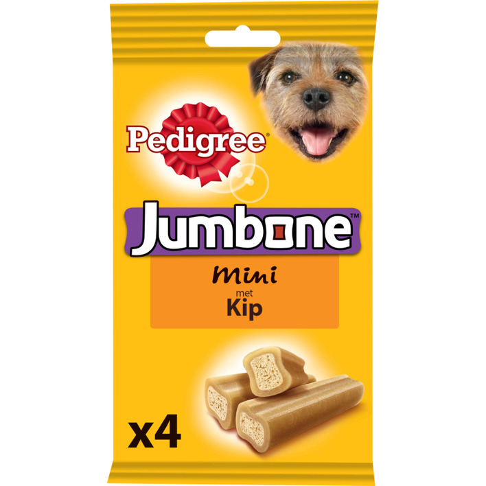 Pedigree Hondensnacks jumbone mini kip & rijst