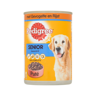 Pedigree Hondenvoer Nat Gevogelte Senior Blik