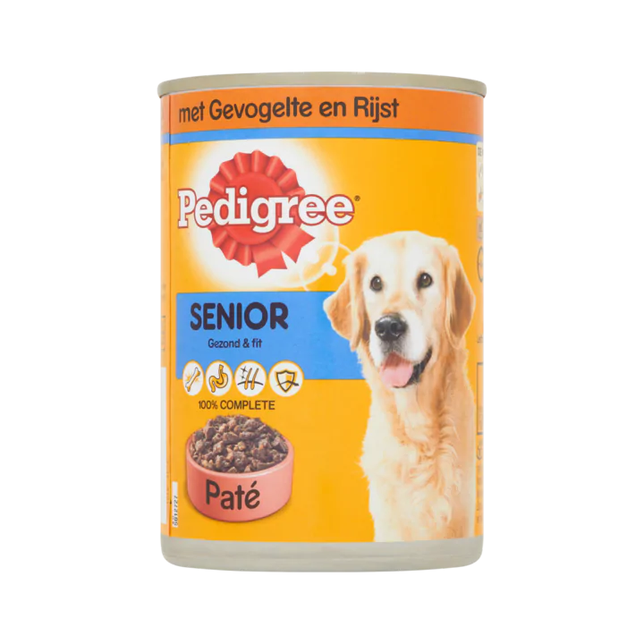 Pedigree Hondenvoer Nat Gevogelte Senior Blik
