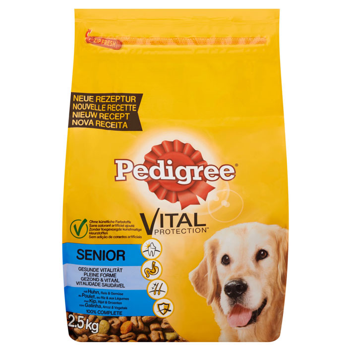 Pedigree Hondenvoer droog kip rijst senior