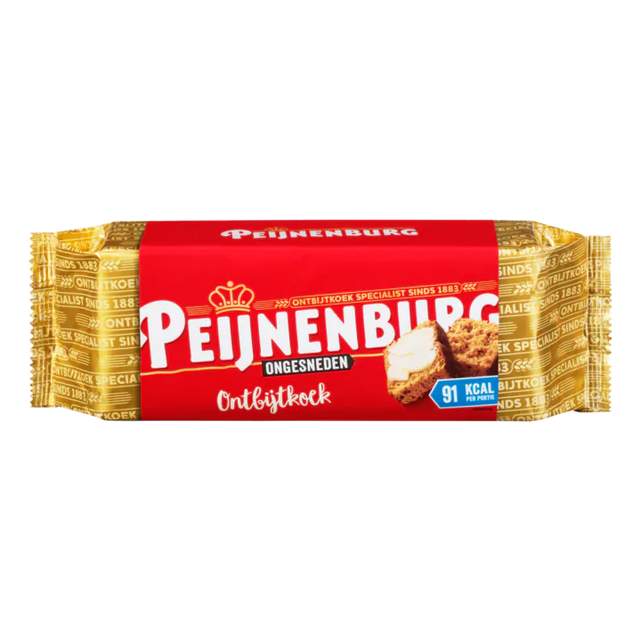 Peijnenburg Ontbijtkoek Naturel Ongesneden