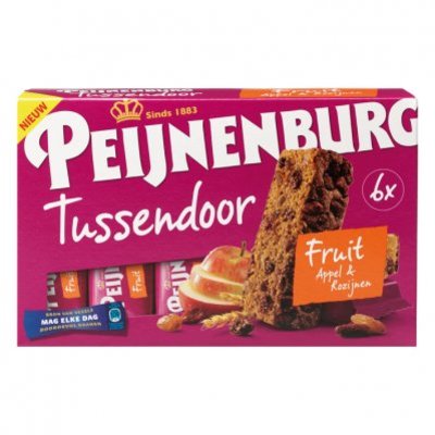 Peijnenburg Ontbijtkoek tussendoor fruit per stuk