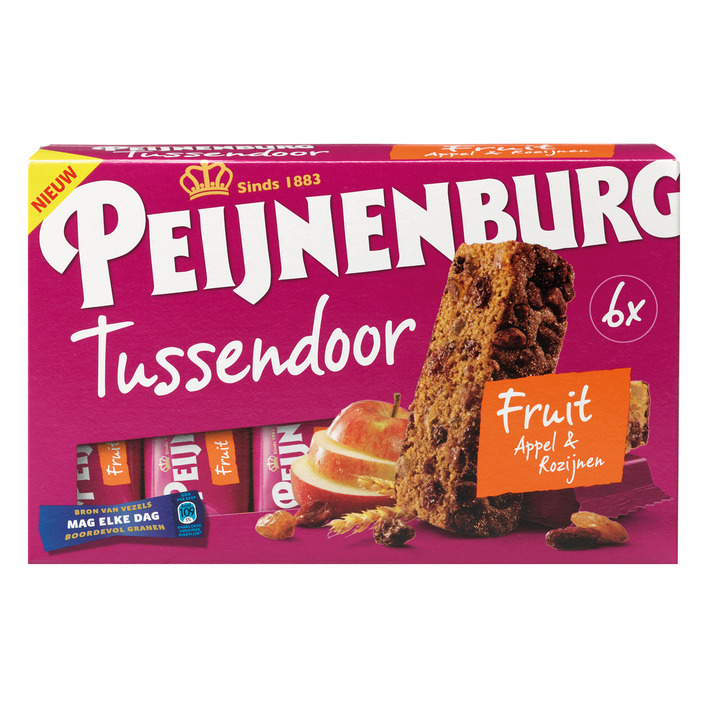 Peijnenburg Tussendoor fruit appel & rozijnen