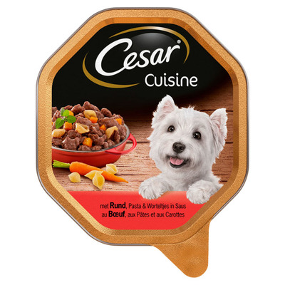 Cesar Cuisine rund, pasta & wortelen in saus