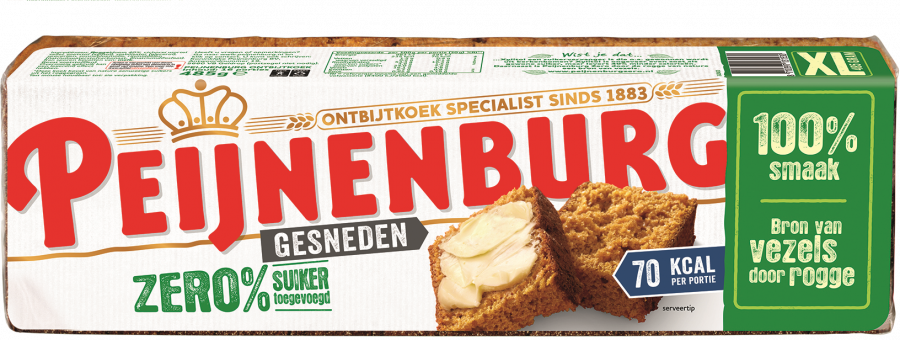 Peijnenburg Gesneden ontbijtkoek zero