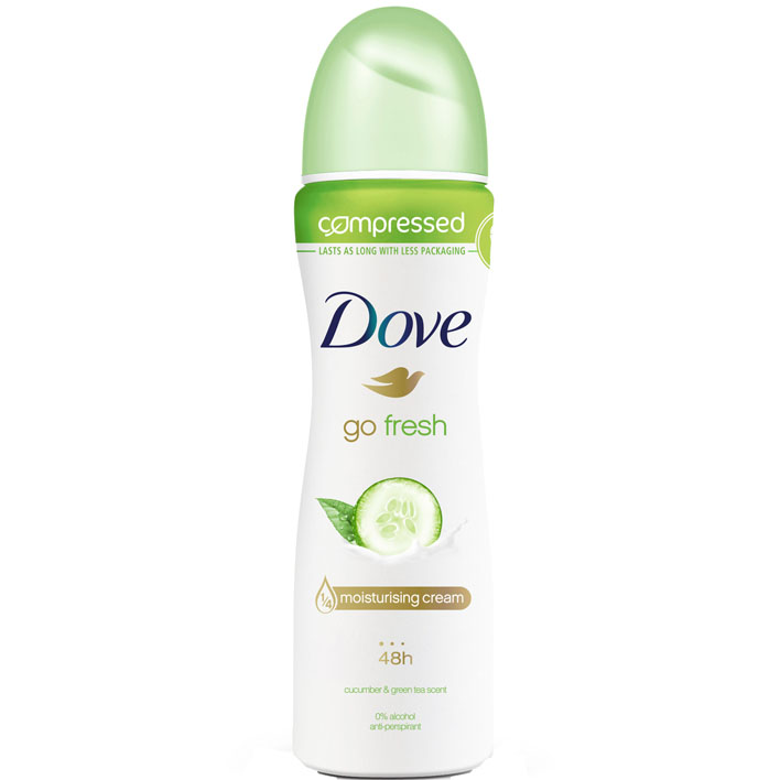 Dove Deodorant spray go fresh cucumber