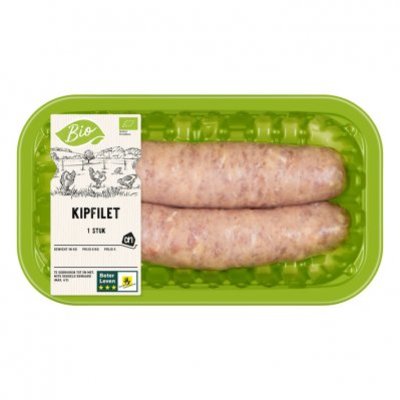 Huismerk Biologisch Kipworst