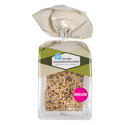 Huismerk Stevige volkorencrackers met sesam