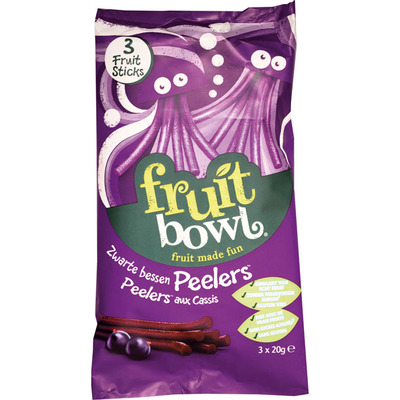 FruitBowl Zwarte bessen peelers