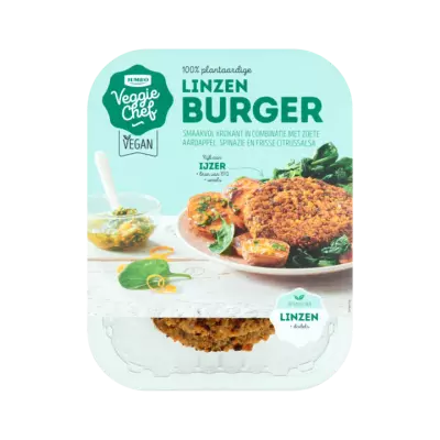Huismerk Veggie Chef Linzen Burger