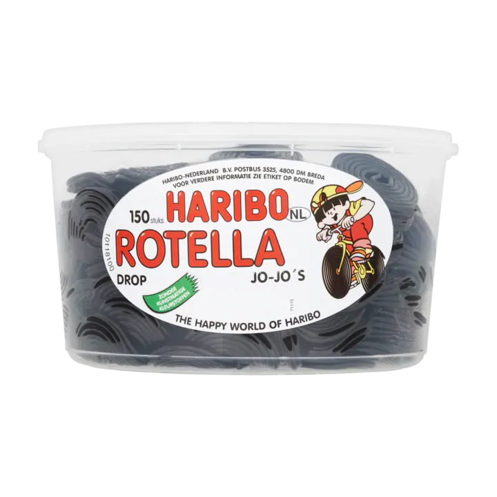 Haribo Rotella Jo-Jo's Drop 150 Stuks