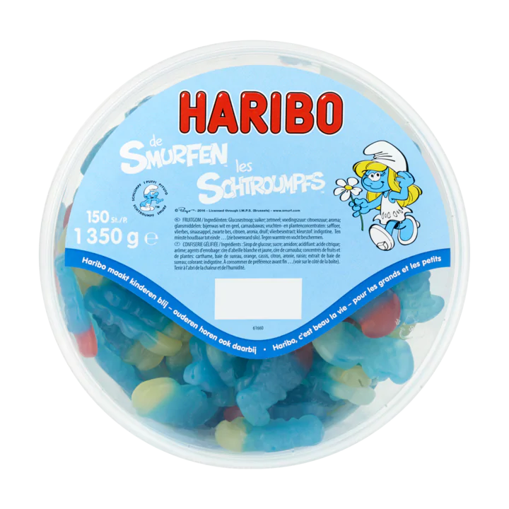 Haribo de Smurfen 150 Stuks