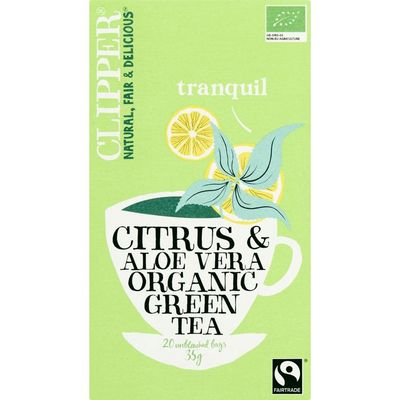 Clipper Green tea citrus & aloe vera 1-kops