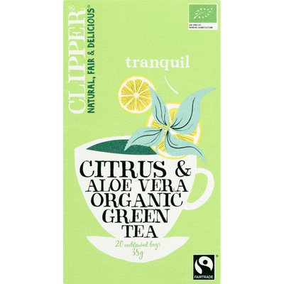 Clipper Green tea citrus & aloe vera 1-kops