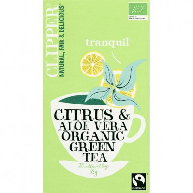 Clipper Green tea citrus & aloe vera 1-kops