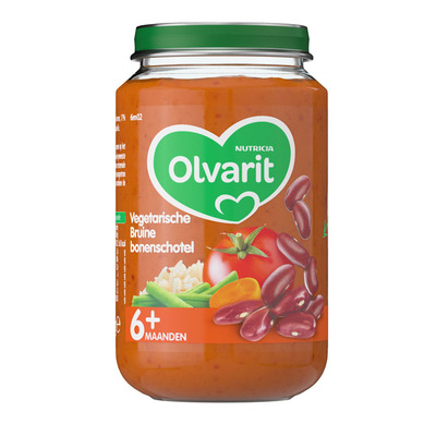 Olvarit Vegetarische bruine bonenschotel 6 mnd