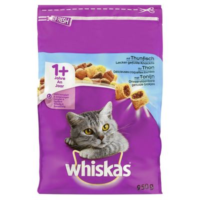 Whiskas Met Tonijn 1+ Jaar