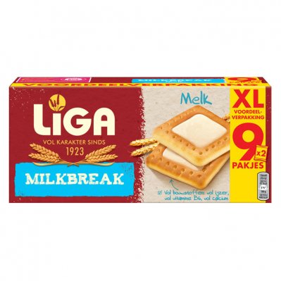 Liga Milkbreak biscuits melk XXL