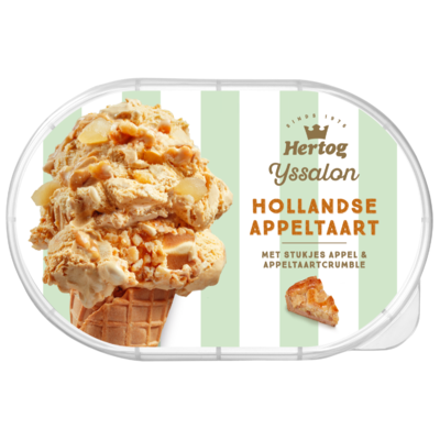 Hertog Hollandse appeltaartijs