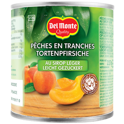 Del Monte Perziken in schijven in lichte siroop