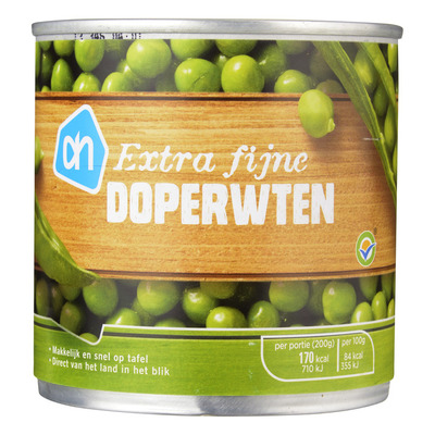 Huismerk Doperwtjes extra fijn
