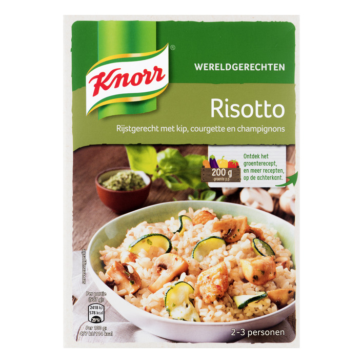 Knorr Wereldgerechten risotto