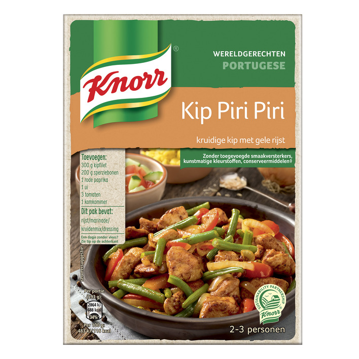 Knorr Wereldgerechten kip piri piri