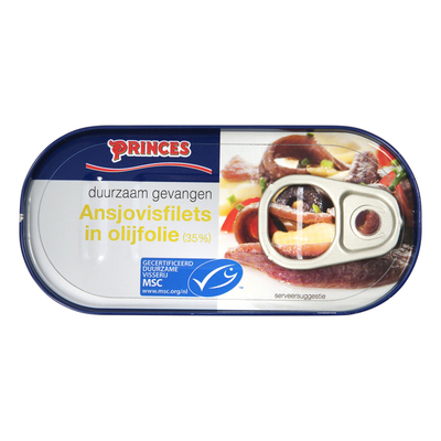 Princes Ansjovisfilets in olijfolie MSC