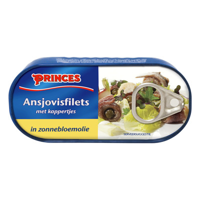 Princes Ansjovisfilets met kappertjes