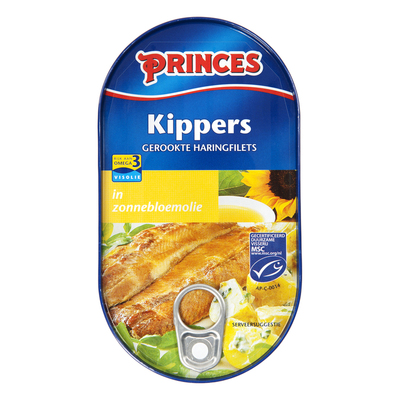 Princes Kippers in zonnebloemolie
