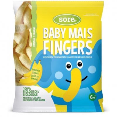 Sore Baby maisfingers banaan