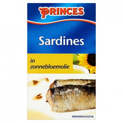 Princes Sardines zonnebloemolie