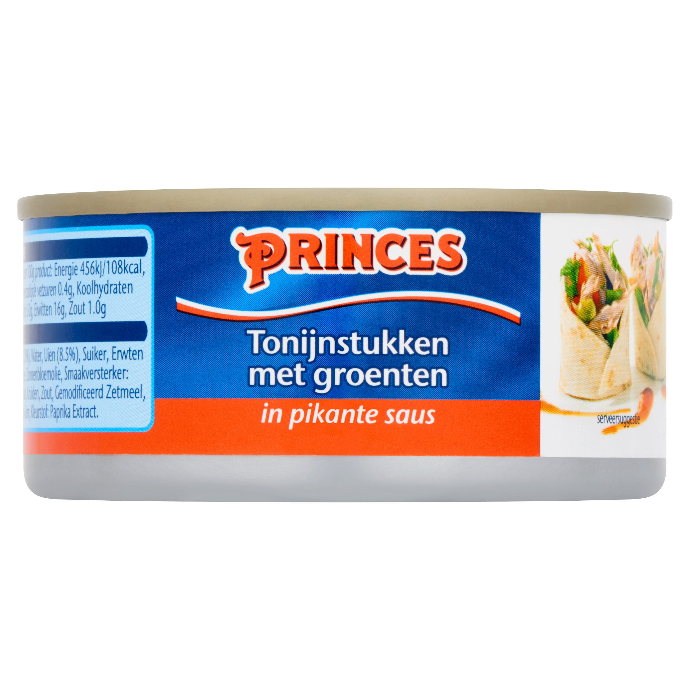 Princes Tonijnstukken met Groenten in Pikante Saus 160 g