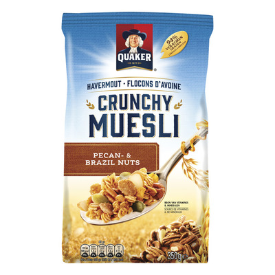 Quaker Havermout crunchy muesli met noten