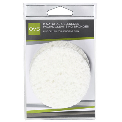 QVS Natuurlijke cellulose gezichtssponzen