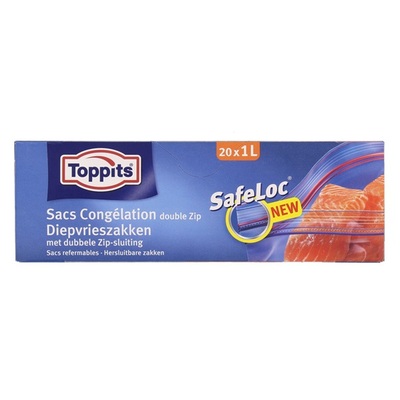 Toppits Diepvrieszak Safelock 1 Liter