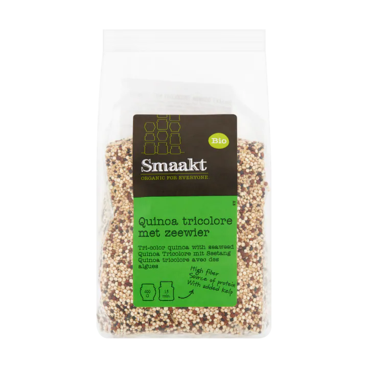 Smaakt Bio Quinoa Tricolore met Zeewier
