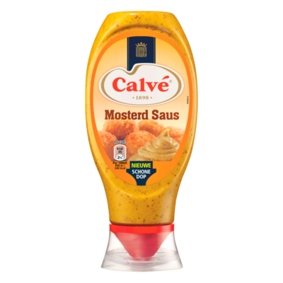 Calvé Saus Squeeze Mosterd