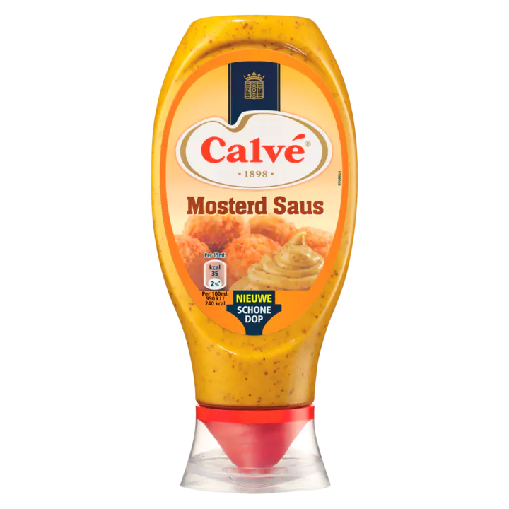 Calvé Saus Squeeze Mosterd