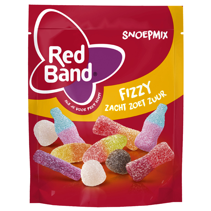 Red Band Snoepmix fizzy zoet zuur