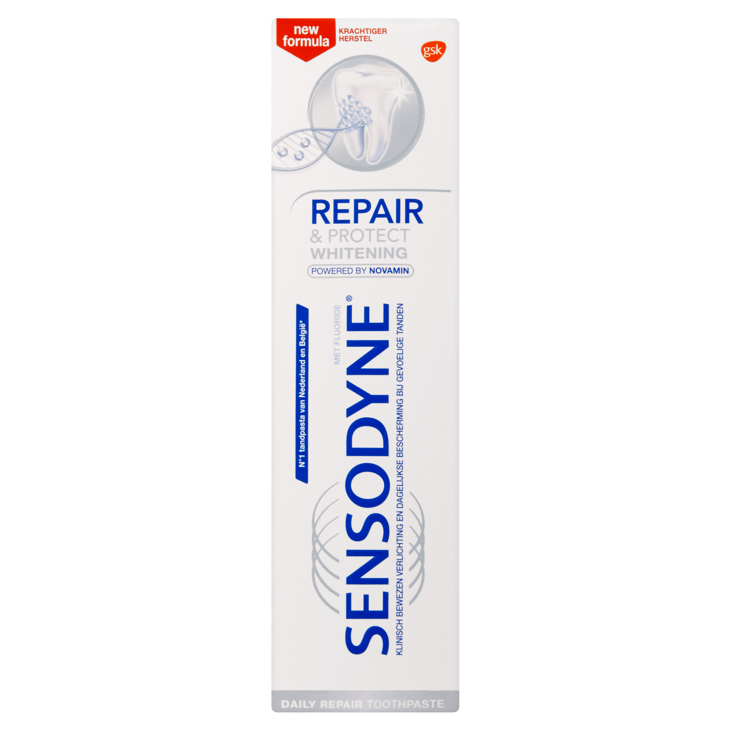 Sensodyne Repair & Protect Whitening Dagelijkse Tandpasta voor Gevoelige Tanden 75 ml